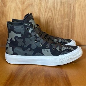 Converse Chuck Taylor All Star High Top Camo Sneakers Black SEF0117